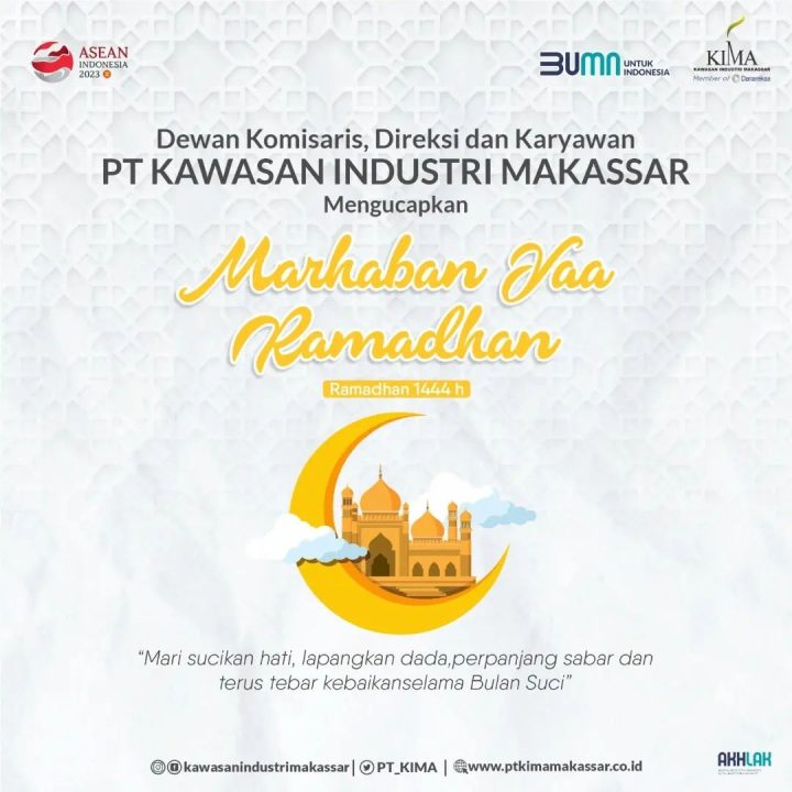 Marhaban Yaa Ramadhan 1444 H