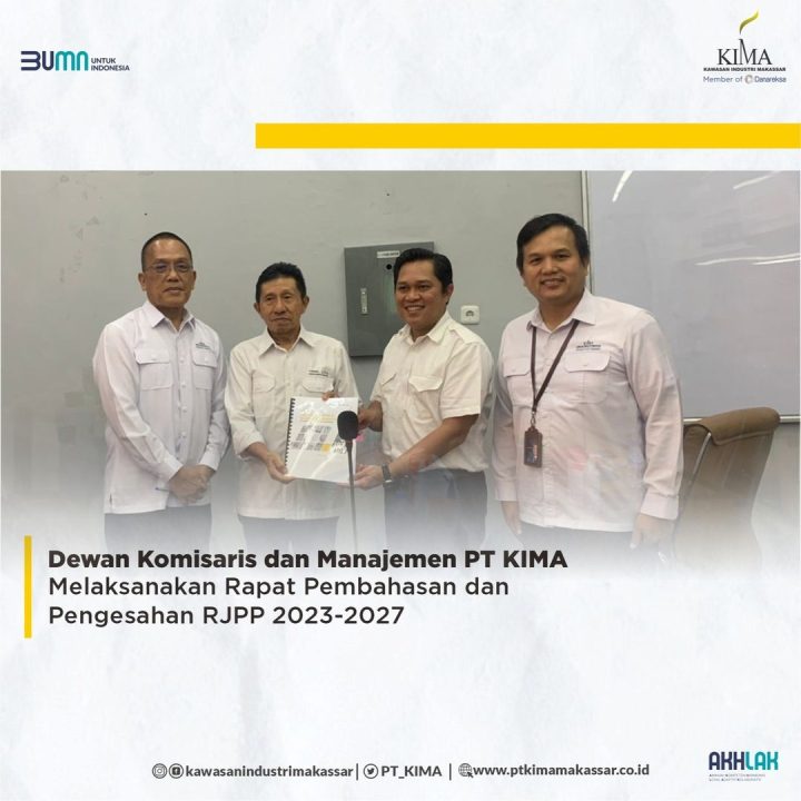Dewan Komisaris dan Manajemen PT KIMA
