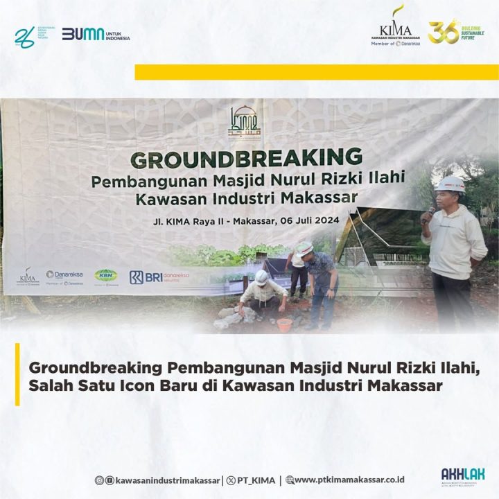 Groundbreaking Pembangunan Mesjid Nurul Rizki Ilahi