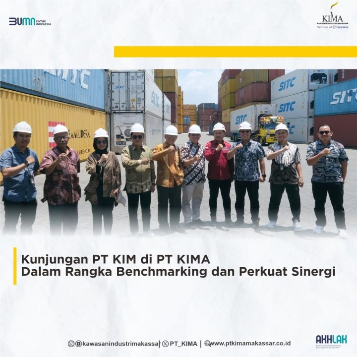 Kunjugan PT KIM di PT KIMA Dalam Rangka Benchmarking dan Perkuat Sinergi