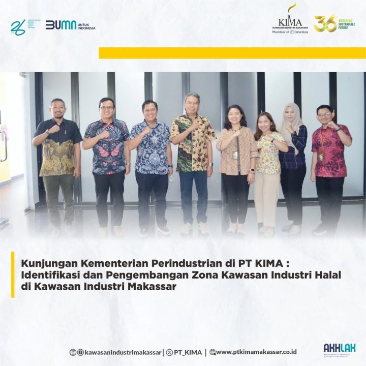 Kunjungan Kementrian Perindustrian di PT KIMA