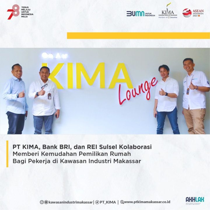 PT KIMA, Bank BRI, dan REI Sulsel Kolaborasi