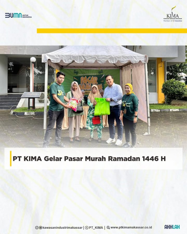 PT KIMA Gelar Pasar Murah Ramadhan 1446 H