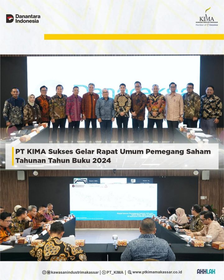 PT KIMA Sukses Gelar Rapat Umum Pemegang Saham (RUPS) Tahunan Tahun Buku 2024