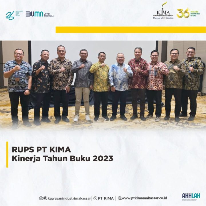 RUPS PT KIMA Kinerja Tahun Buku 2023