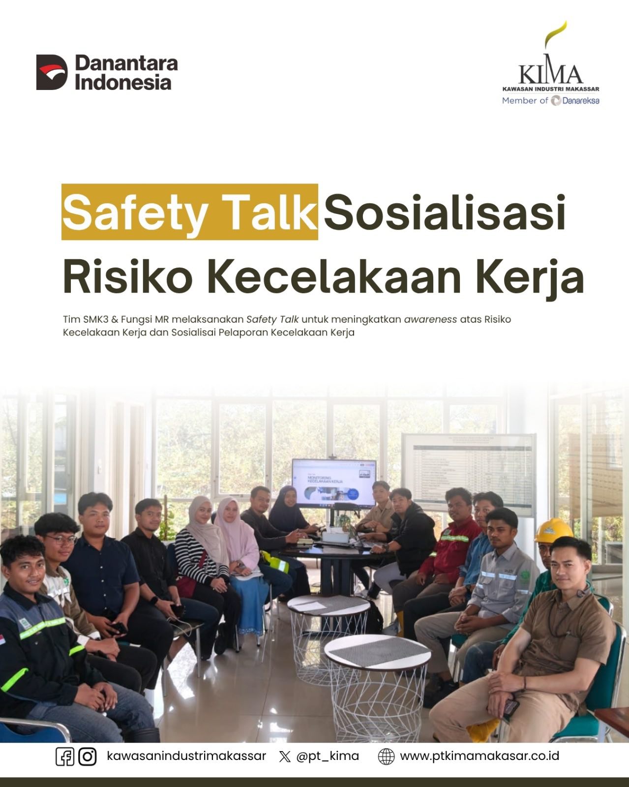 Safety Talk Sosialisasi Risiko Kecelakaan Kerja