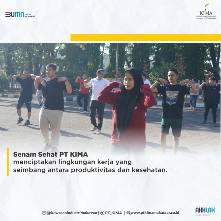 Senam Sehat PT KIMA