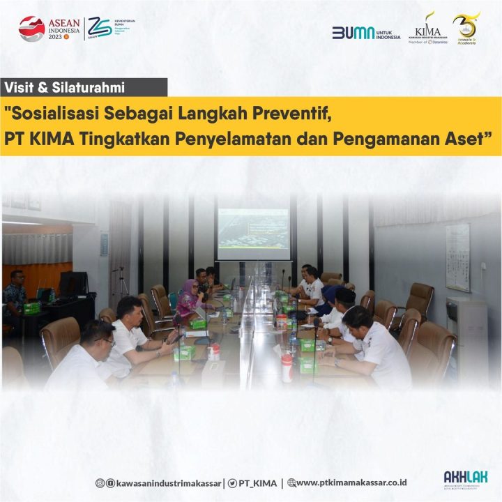 Sosialisasi Sebagai Langkah Preventif, PT KIMA Tingkatkan Penyelamatan dan Pengamanan Aset